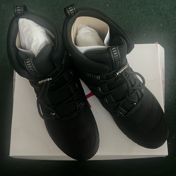 Ryka Water Repellant Black Boots Women’s Sz 9M lace up rain sleet snow shoes - Picture 3 of 12